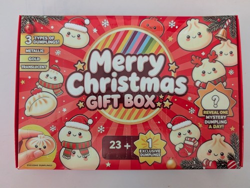 Calendrier de l'Avent Mystery Christmas Squishies 2026, calendrier compte à rebours Dumplings - Photo 2/9
