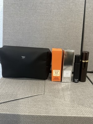 Tom Ford , Bitter Peach & Soleil Neige, tobacco vanilla, Ombré leather + 2TF Bag