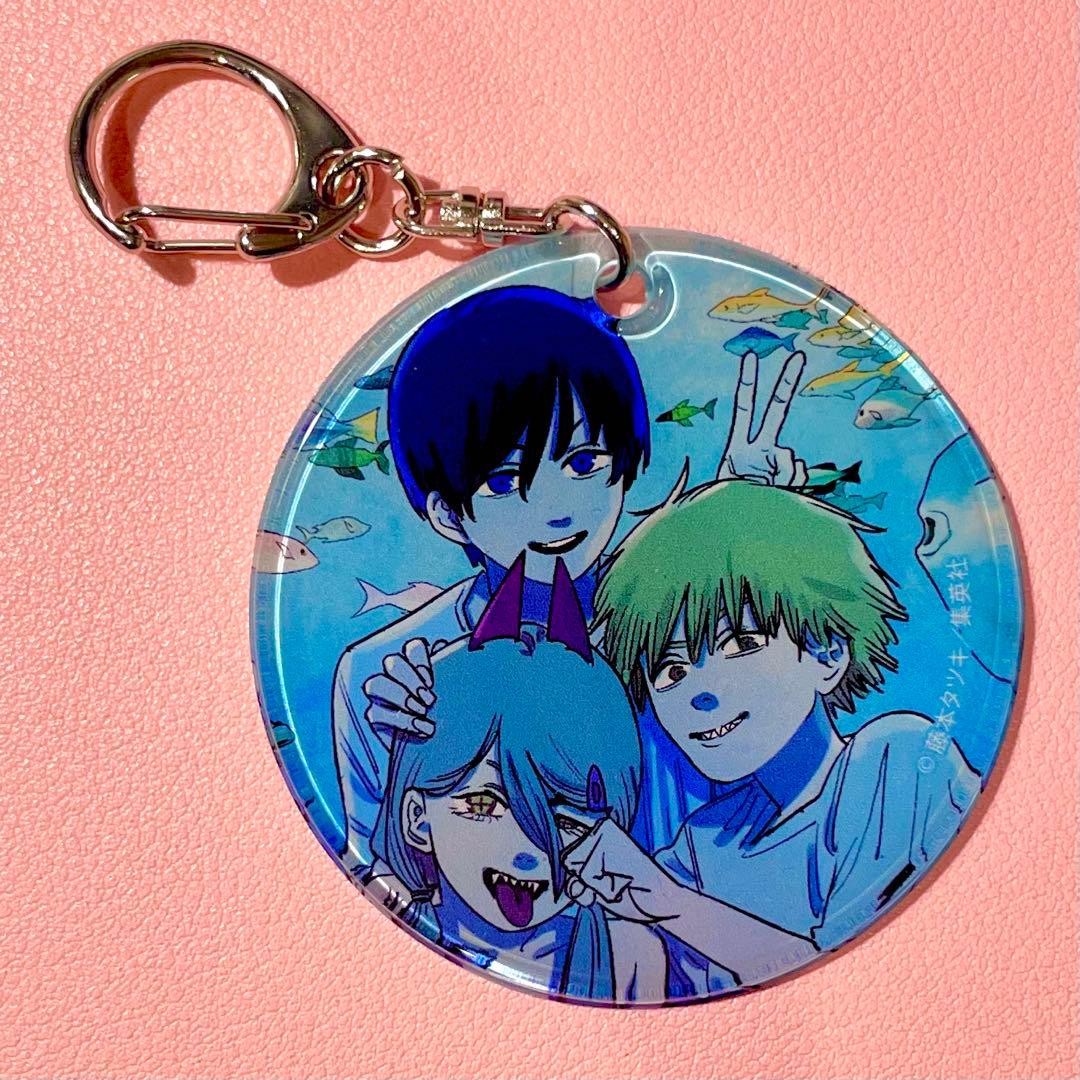 Chainsaw Man Soft Clear Acrylic Charm: Denji, Power, Aki – Hayakawa,