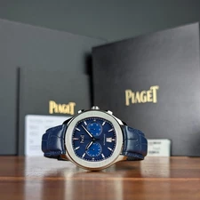 Unworn Blue Dial Chronograph Piaget Polo 2025 G0A43002