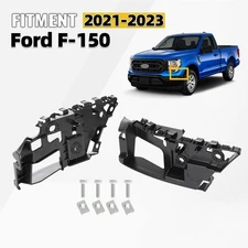 Front Bumper Cover Support For 2021-2023 Ford F-150 Driver & Passenger Side Pair