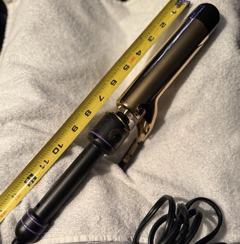 Hot Tools Pro Signature 1.25” Gold Barrel Curling Iron Professional HTIR1574