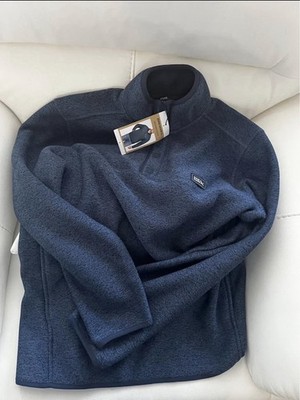 Eddie Bauer Jacket Men's Small Extra Warm Soft Cozy Fleece NWT