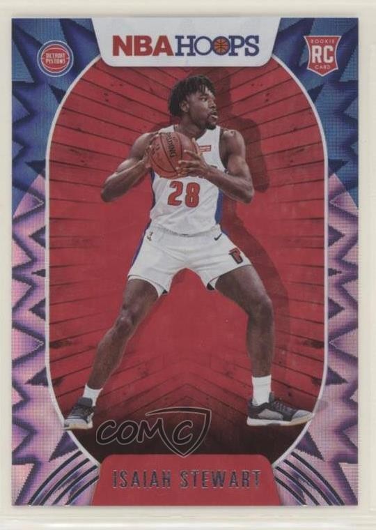 2020-21 Panini NBA Hoops Purple Explosion Isaiah Stewart #233 0ps8
