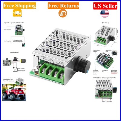 Silver DC Motor Speed Controller PWM 7-70V 30A Adjustable Regulator