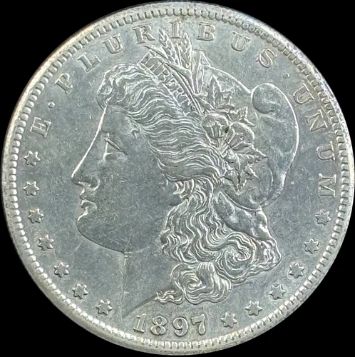 1897-S $1 Morgan Dollar - Raw AU - See Pictures
