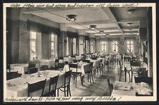 Wangerooge, Nordseebad, Hotel-Pension Charlotte, Innenansicht, Ansichtskarte 