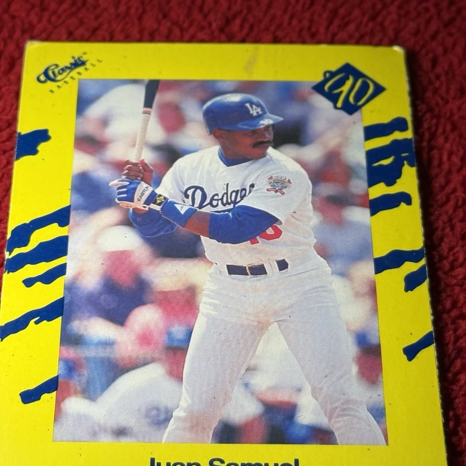 Vintage Juan Samuel LA Dodgers Classic MLB Baseball Sports Trading Card T45 - Image 3 of 4