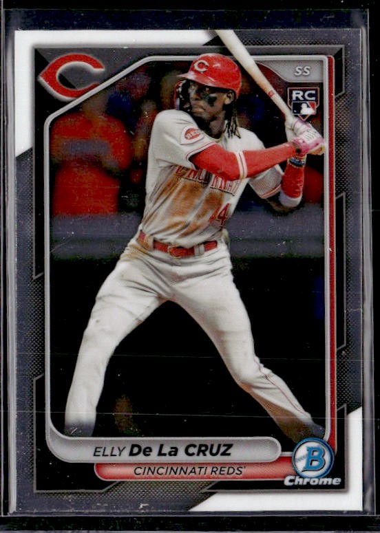 2024 Bowman Chrome #42 Elly De La Cruz Refractors #/499