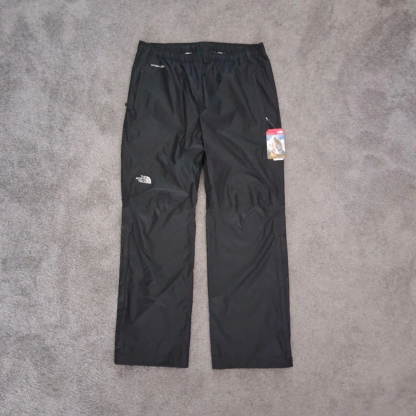 The North Face HyVent 2.5L Rain Pants Mens Waterproof Shell Dryvent Size XL