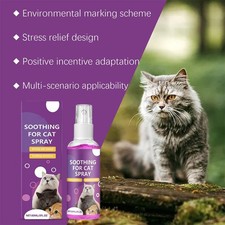 Cat Calming Spray%2CPheromone Spray Reduces Stress, and 60ml Anxiety Q7D6
