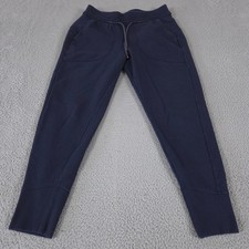 Columbia Jogger Womens Medium Navy Lodge Knit Pants Pull On Sweatpants Fleece