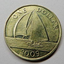 Bermuda Dollar 2009 Nickel-Brass KM#111 UNC
