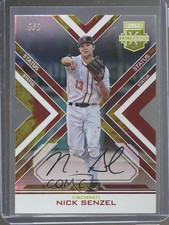 2016 Panini Elite Extra Edition Status Tie-Dye Die-Cut 5/5 Nick Senzel Auto 0g4