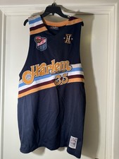 HARLEM GLOBETROTTERS GEESE 35 BASKETBALL JERSEY XXL PLATINUM FUBU