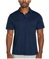 Banana Republic Men's XL Luxe Touch Performance Polo Shirt Navy Blue K1248