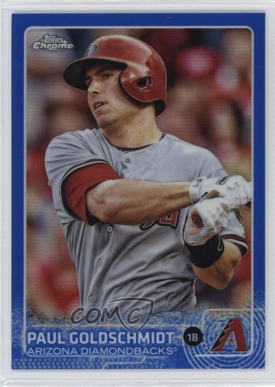 2015 Topps Chrome Blue Refractor /150 Paul Goldschmidt #106 0rm6