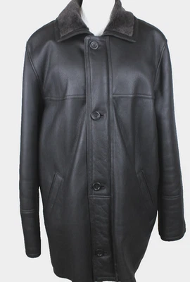 Itallo Lammfelljacke Lederjacke Herren Gr.52/54,sehr guter Zustand - Bild 1 von 4