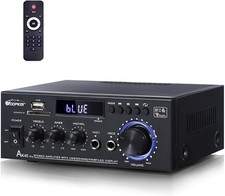AK45Pro Stereo Receivers Amplifier Home Audio with Bluetooth 5.3, 400W,2.0...