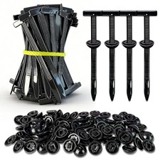 Nylon Universal Cable Tie Buckle&ndash;Heavy Duty Self-Locking Zip Ties Holder 100pcs