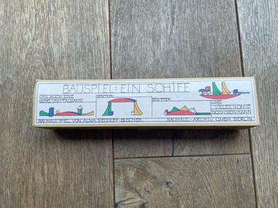 Naef Bauspiel Bau Konstruktionsspiel Spielzeug 1923 Bauhaus  Montessori Holzset