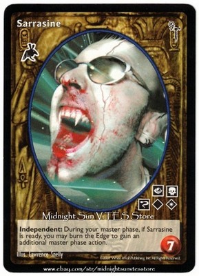 Sarrasine Followers of Set (The Ministry) Final Nights V:TES VTES Vampire CCG