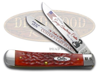 Case xx Knives Trapper Custer's Last Stand Red Bone 1/3000 Stainless CAT-CLS/RPB