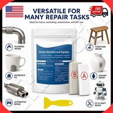 Steel Reinforced Epoxy Putty Waterproof Repair Clay for Metal Wood Car Crack Fix