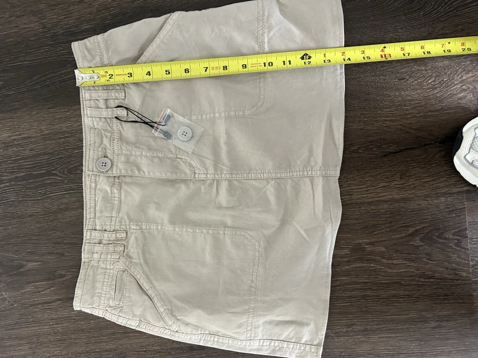 NUEVA Minifalda Carga Garage Caqui XS Preppy Foto 4 de 4