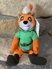 Disney Store Parks Robin Hood 8" Mini Bean Bag Plush Fox - Beanbag - With Tag