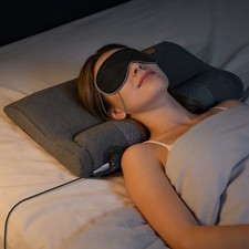 Neck Massager Pillow Ergonomic Massager Memory Foam Pillow With 3-Level Heating