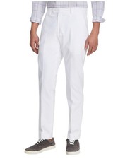 Tommy Hilfiger Mens Modern fit Dress Pants 34 / 30 White Solid Stretch