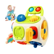 Vanmor 10-in-1 Busy Cube for 18+ Months Toddlers - 8-Sided Montesso... Fast Ship