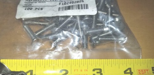 Tornillos de máquina FLAT Head M6 x 1.0 x 25mm (grueso) A2 Acero inoxidable -LOTE de 300 - Imagen 3 de 4