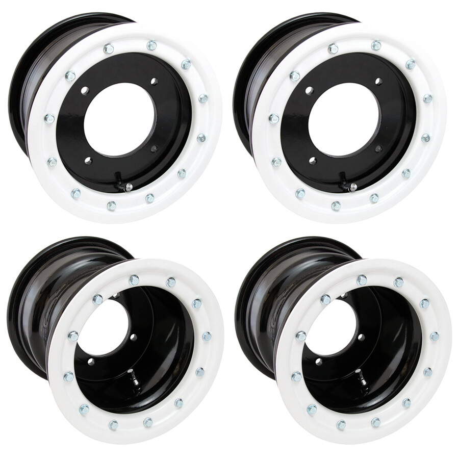 TRX 450 400EX Front Rear Wheels Beadlock 10x5 8x8 Alba Racing BW 41 | eBay