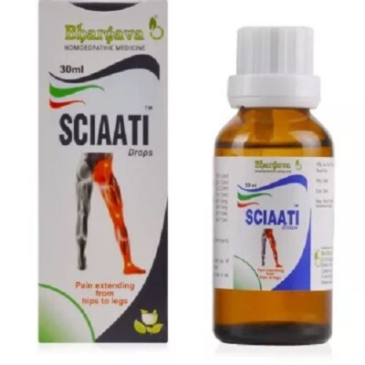 Dr Bhargava Sciatin Drops (Minims 33) (Sciaati) (30ml) FREE SHIPPING