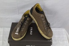 Frau Boys' Fango West Italian Lace Up Sneakers 1 Brown NWB