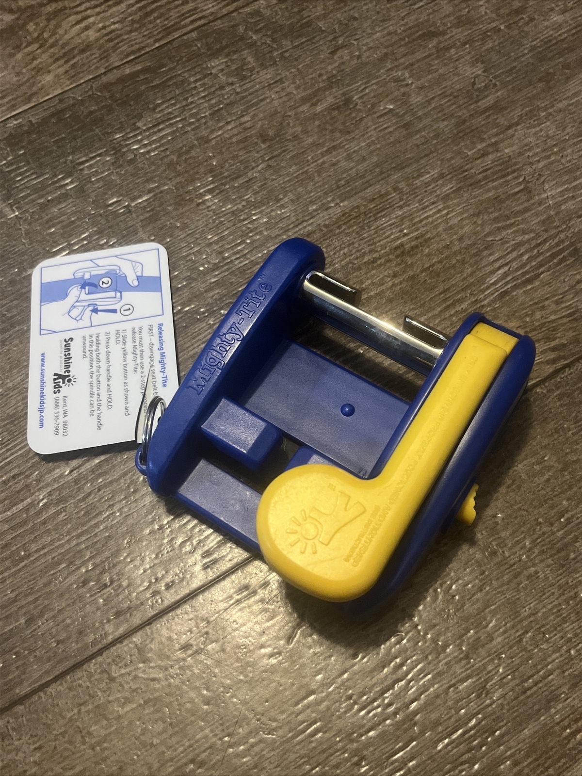 Mighty Tite Ultimate Seat Belt Tightener Auto Car Baby Sunshine Kids eBay