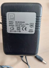 AC-DC Adaptor Power Supply for 20V 400mA UK PLUG