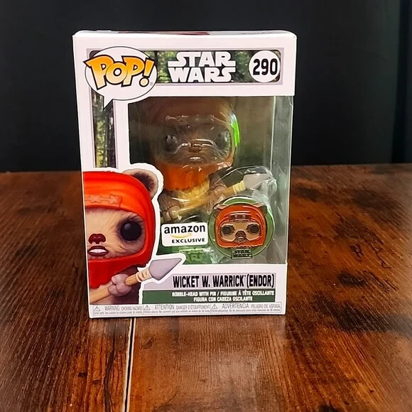En Oferta Wicket W. Warrick (Endor) Funko Pop #290 Star Wars Amazon Exclusive New In Box