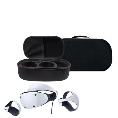 For PS5 VR2 portable high-capacity storage bag for PSVR2 glasses hard case black
