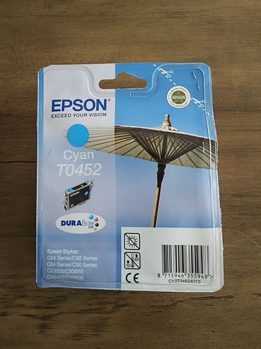T0452 Epson Ink Cartridge Cyan Blue for Stylus 64 66 84 3600 6400