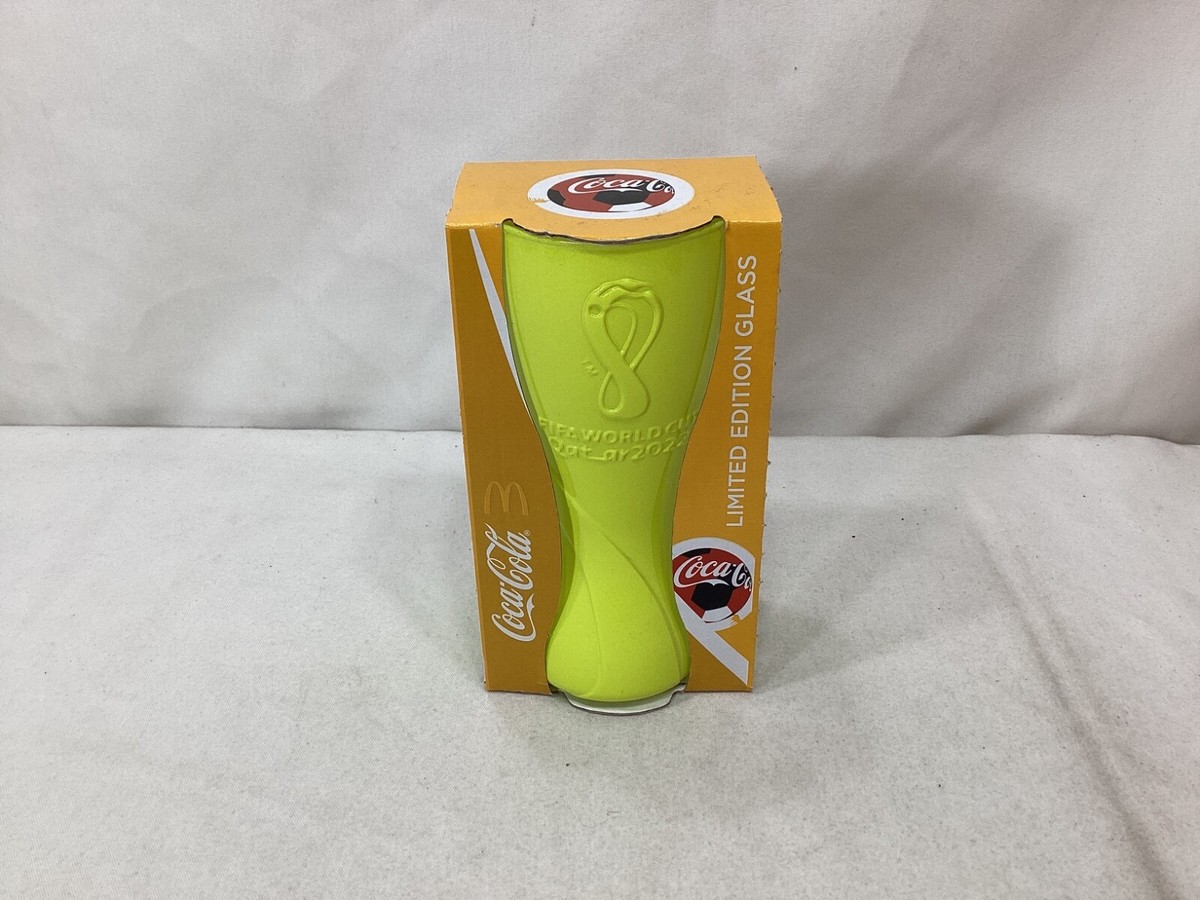 2022 FIFA Qatar World Cup Soccer McDonald's Glass Promotional Give