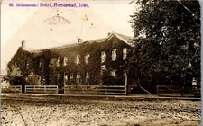 Homestead Hotel, Homestead, Iowa RPPC (1912)