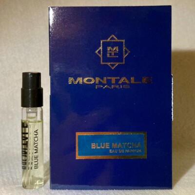 Montale Blue Matcha Eau de Parfum Sample Spray .07oz, 2ml New in Card