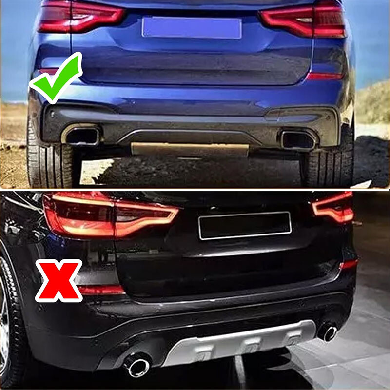 Rear Bumper Diffuser Fits for BMW X3 G01 M40i Sport Utility 4Door 2018-2019 New