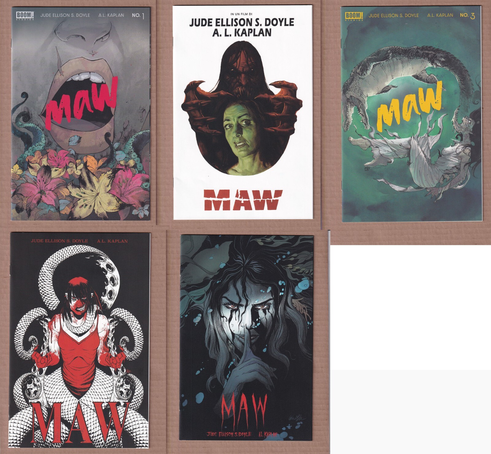 Maw 1-5 (Boom, Jude Ellison S Doyle, A.L. Kaplan, 2021) complete