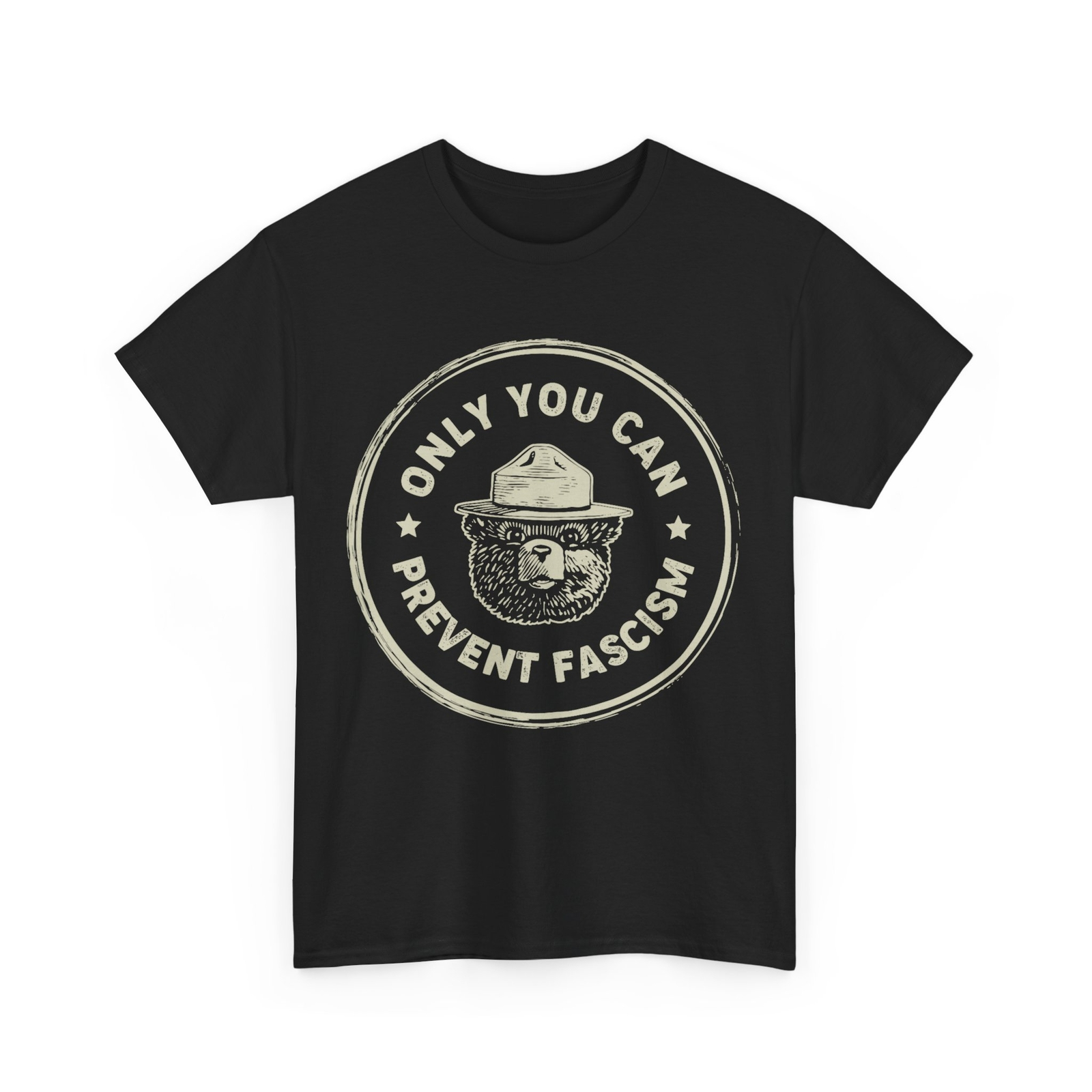 Resist Smokey Bear T-shirt, Only You Can Prevent Fascism Women Men T-shirt