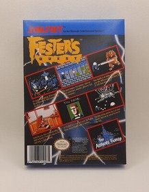 NES -&nbsp;Fester's Quest - Box Cover ONLY