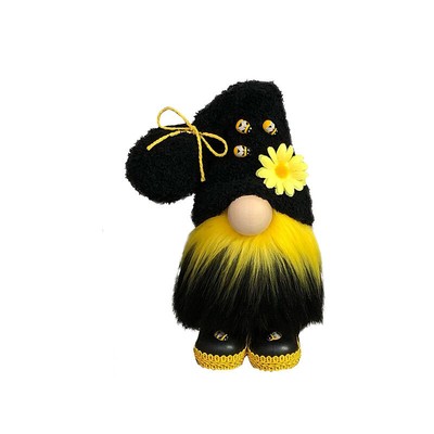 Hummel nordischer Wichtel Gonk Tomte Sonnenblume schwedische Plüschpuppe Ornament 1/2 Stück